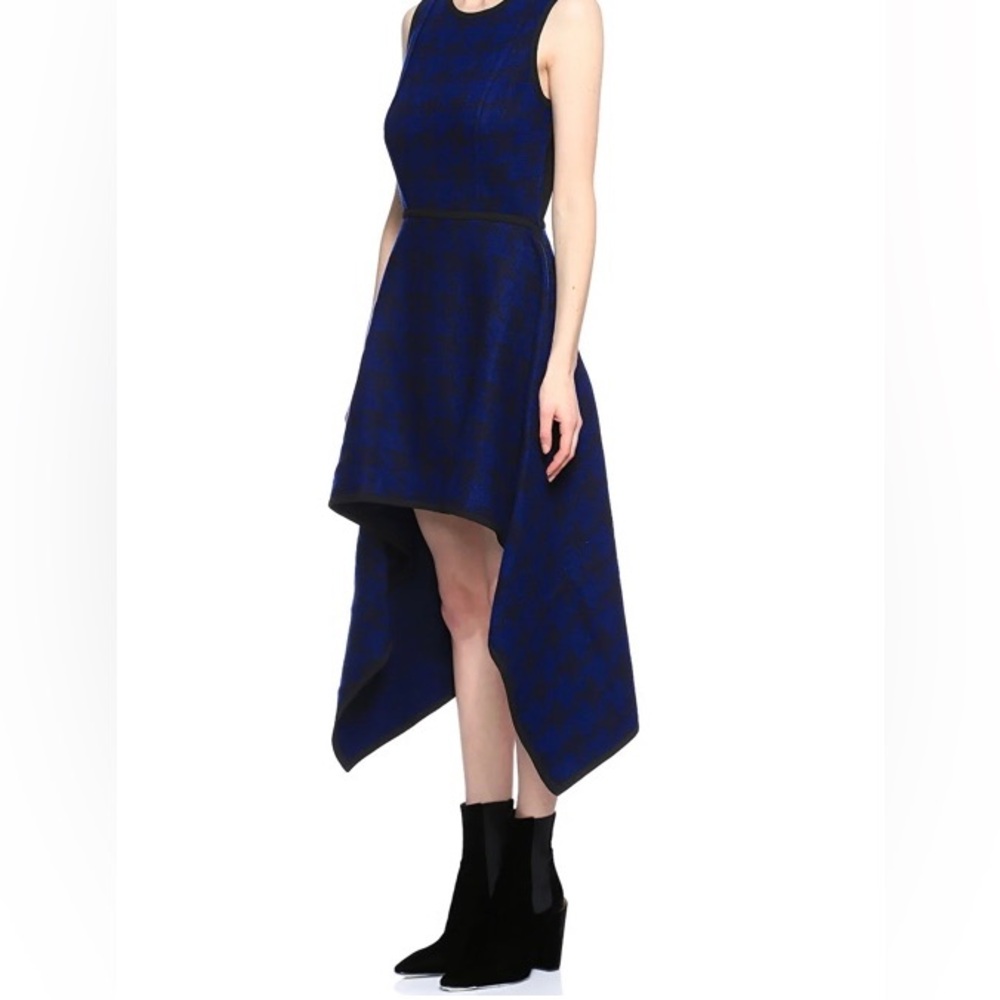 DKNY Elegant Royal Navy Sleeveless Dress